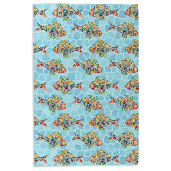 Mosaic Fish Microfiber Dish Towel - APPROVAL