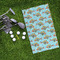 Mosaic Fish Microfiber Golf Towels - LIFESTYLE
