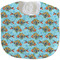 Mosaic Fish Velour Baby Bib