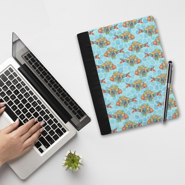 Mosaic Fish Notebook Padfolio - LIFESTYLE (large)