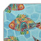 Mosaic Fish Octagon Placemat - Single front (DETAIL)