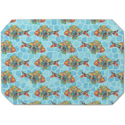 Mosaic Fish Dining Table Mat - Octagon (Single-Sided)