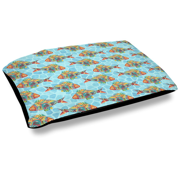 Custom Mosaic Fish Dog Bed