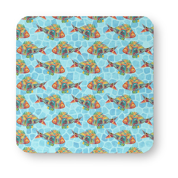 Mosaic Fish Paper Coasters - Approval