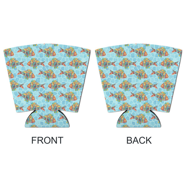 Mosaic Fish Party Cup Sleeves - with bottom - APPROVAL