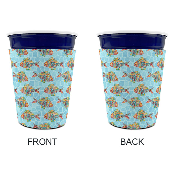 Mosaic Fish Party Cup Sleeves - without bottom - Approval
