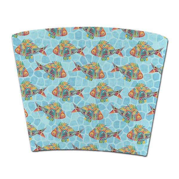 Custom Mosaic Fish Party Cup Sleeve - without bottom