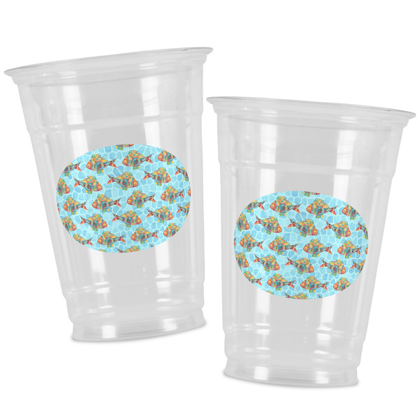 Mosaic Fish Party Cups - 16oz - Alt View