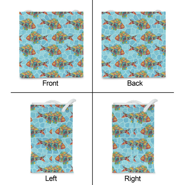 Mosaic Fish Party Favor Gift Bag - Gloss - Approval