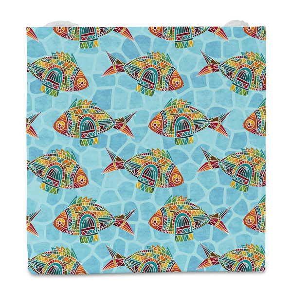 Mosaic Fish Party Favor Gift Bag - Gloss - Front