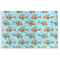 Mosaic Fish Disposable Paper Placemat - Front View