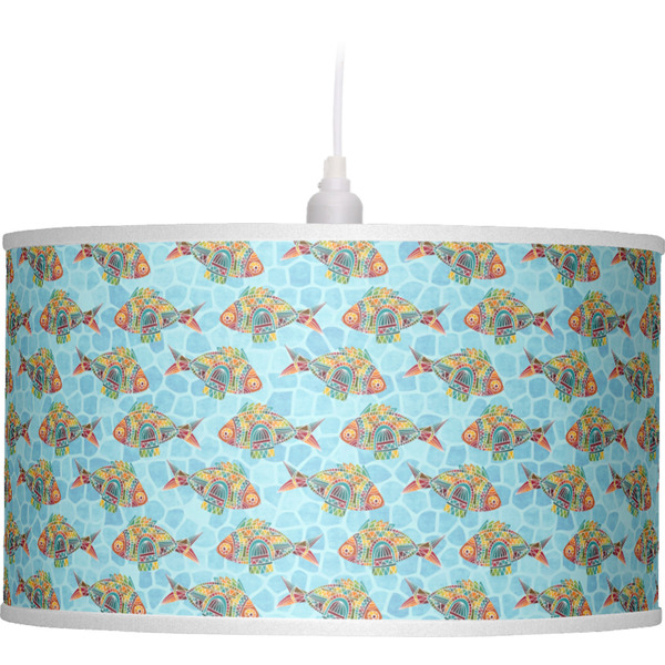 Colorful FIsh Pendant Lamp Shade