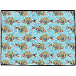 Mosaic Fish Door Mat - 24"x18"