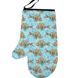 Mosaic Fish Left Oven Mitt