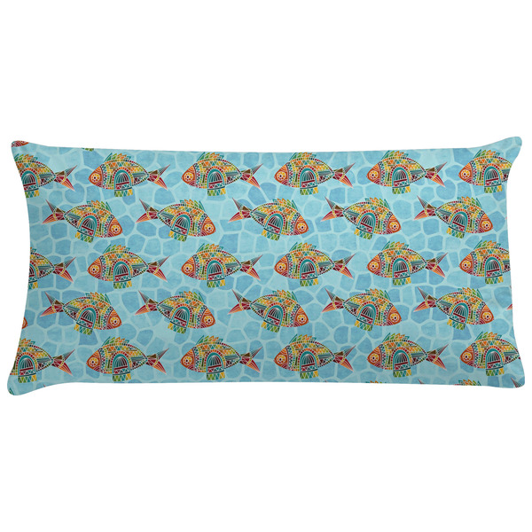 Custom Mosaic Fish Pillow Case