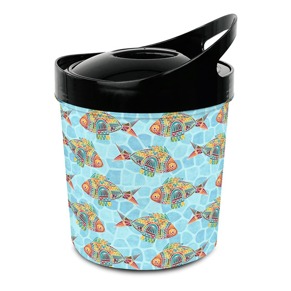 Custom Mosaic Fish Plastic Ice Bucket