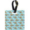 Colorful Fish Personalized Square Luggage Tag