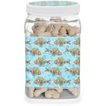 Mosaic Fish Dog Treat Jar