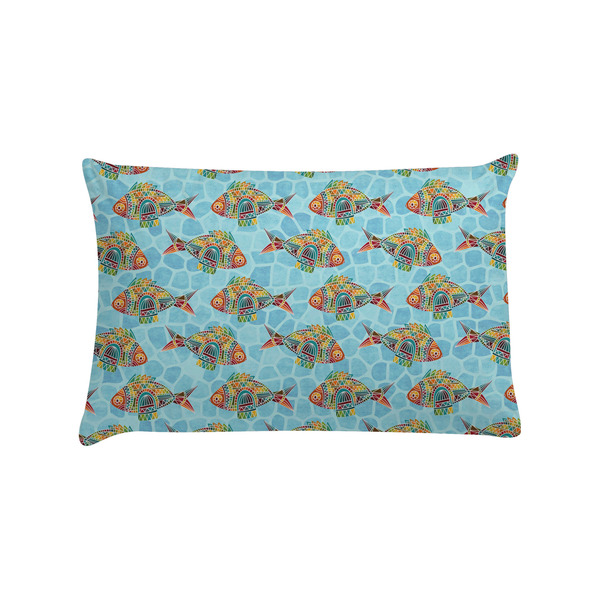 Custom Mosaic Fish Pillow Case - Standard