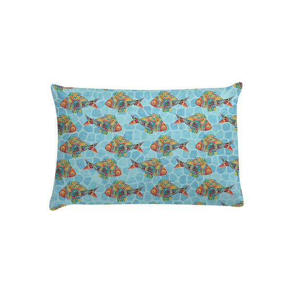 Custom Mosaic Fish Pillow Case - Toddler