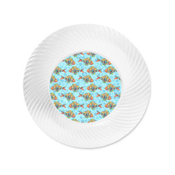 Mosaic Fish Plastic Party Appetizer & Dessert Plates - 6"