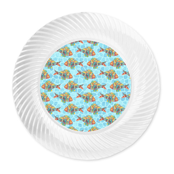 Mosaic Fish Plastic Party Dinner Plates - Approval