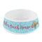 Mosaic Fish Plastic Dog Bowl - Small