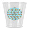 Mosaic Fish Plastic Shot Glass