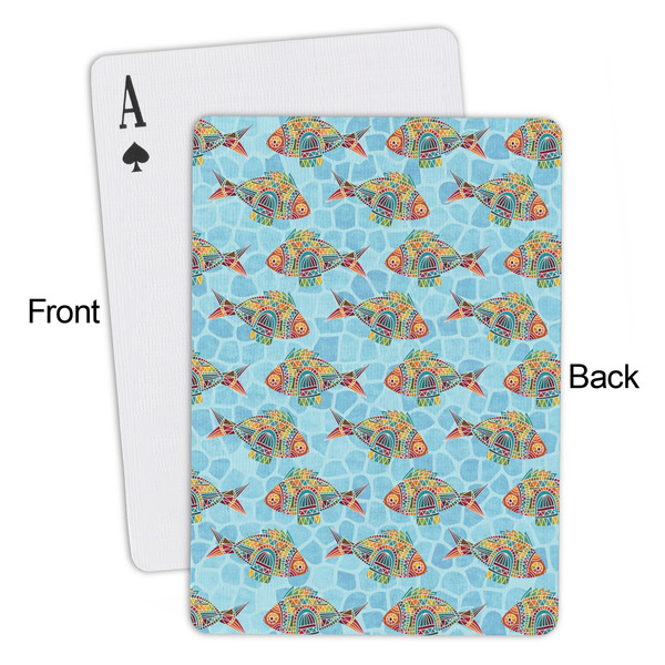 Mosaic Fish Playing Cards - Approval