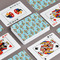 Mosaic Fish Playing Cards - Front & Back View