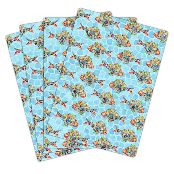 Mosaic Fish Playing Cards - Hand Back View