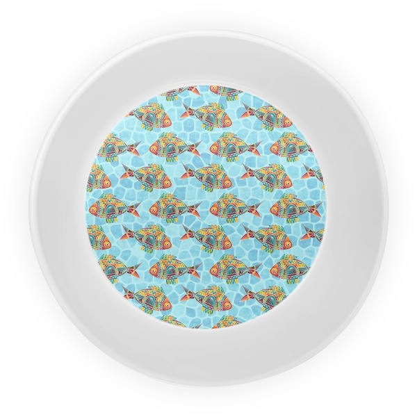 Mosaic Fish Melamine Bowl - Center