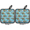 Mosaic Fish Pot Holders - Set of 2 APPROVAL