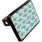 Colorful Fish Rectangular Car Hitch Cover w/ FRP Insert (Angle View)