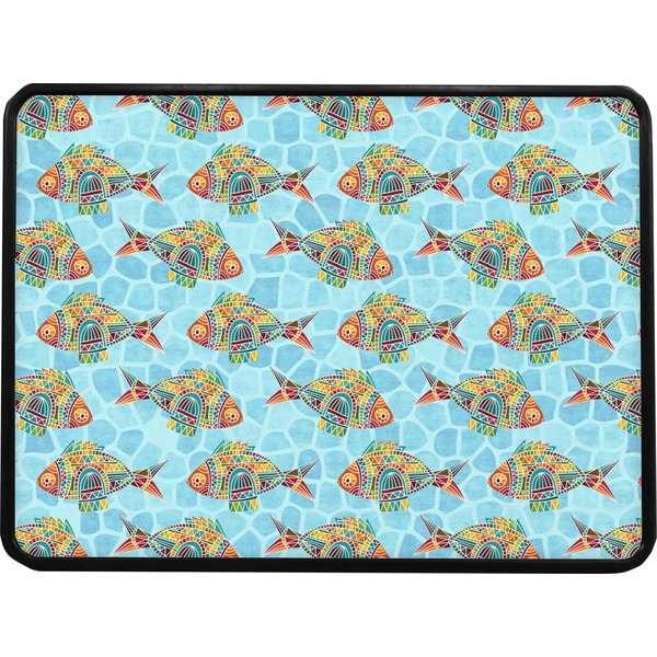 Colorful Fish Rectangular Car Hitch Cover w/ FRP Insert