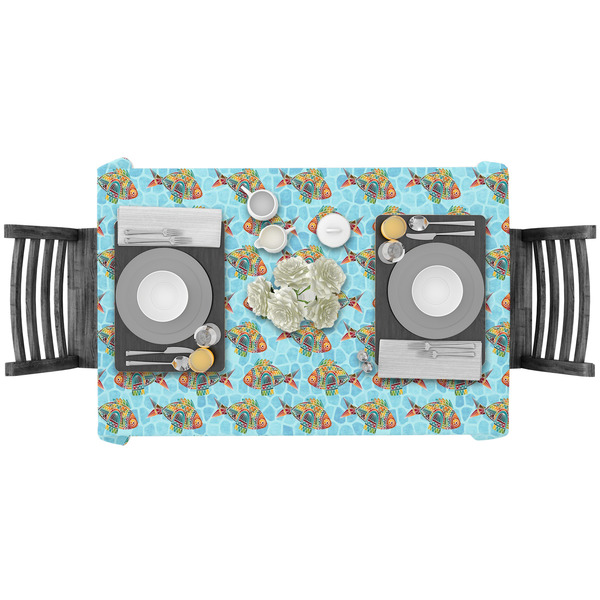 Mosaic Fish Rectangular Tablecloths - LIFESTYLE