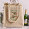 Mosaic Fish Reusable Cotton Grocery Bag - In Context