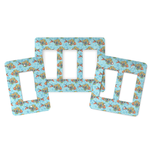 Mosaic Fish Rocker Light Switch Covers - Parent - ALL VARIATIONS