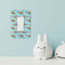 Mosaic Fish Rocker Light Switch Covers - Single - IN CONTEXT