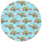 Mosaic Fish Round Mousepad - APPROVAL