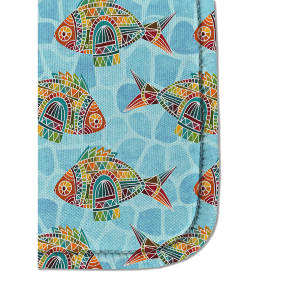 Mosaic Fish Sanitizer Holder Keychain - Detail