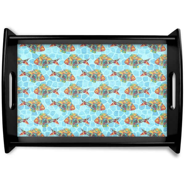 Custom Mosaic Fish Wooden Tray