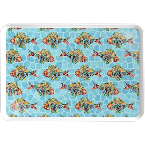 Custom Mosaic Fish Serving Tray