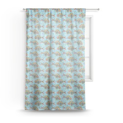 Mosaic Fish Sheer Curtain