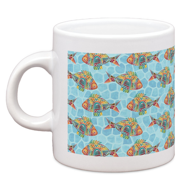 Custom Mosaic Fish Espresso Cup