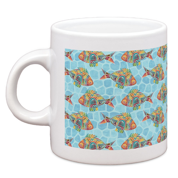 Custom Mosaic Fish Espresso Cup