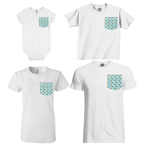 Colorful FIsh Sized Pockets on Various Products