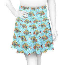 Mosaic Fish Skater Skirt - X Large