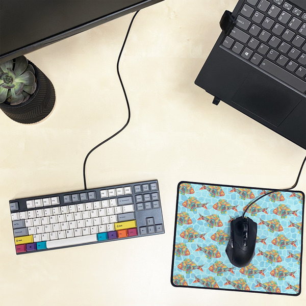 Mosaic Fish Small Gaming Mats - LIFESTYLE
