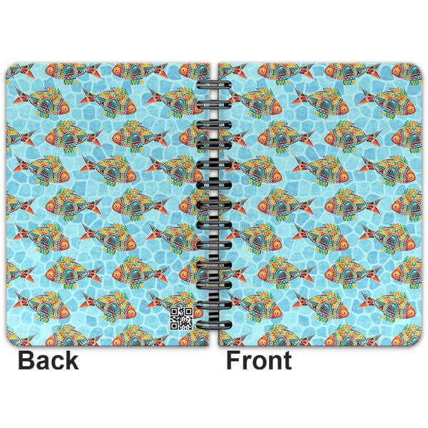 Mosaic Fish Spiral Journal 5 x 7 - Apvl